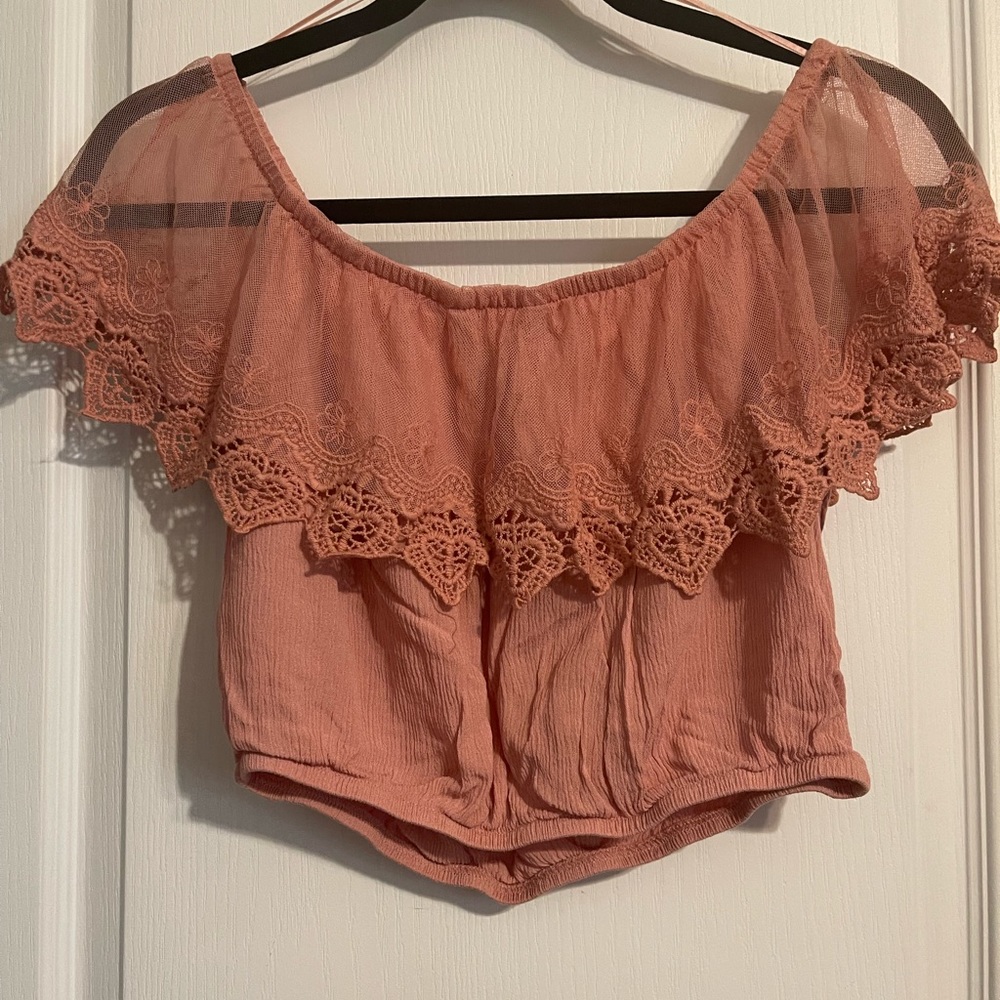 EUC Streetwear Society Crop in Rose L
